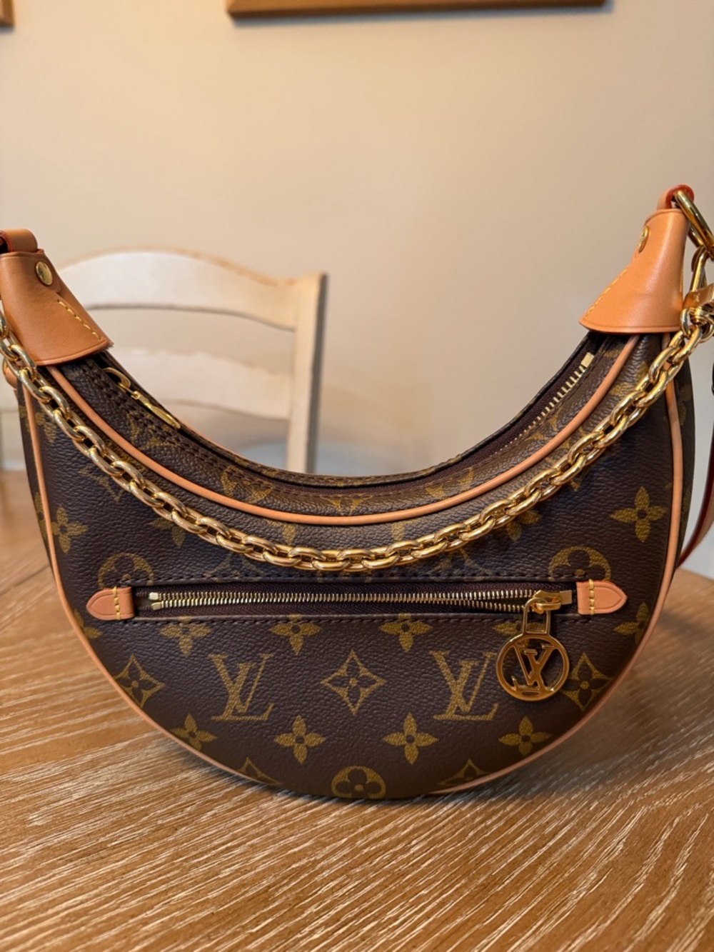 Louis Vuitton  Monogram Loop PM Chain Shoulder Bag